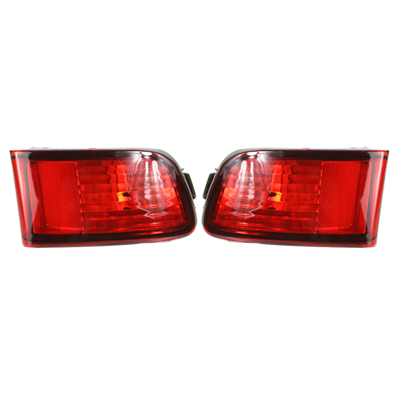 Red Rear Bumper Fog Lamp Light Housing Fit for Toyota Land Cruiser Prado J120 2002 2003 2004 2005 2006 2007 2008 2009 8158160100 8159160130