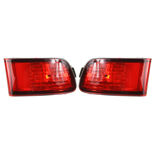 Red Rear Bumper Fog Lamp Light Housing Fit for Toyota Land Cruiser Prado J120 2002 2003 2004 2005 2006 2007 2008 2009 8158160100 8159160130