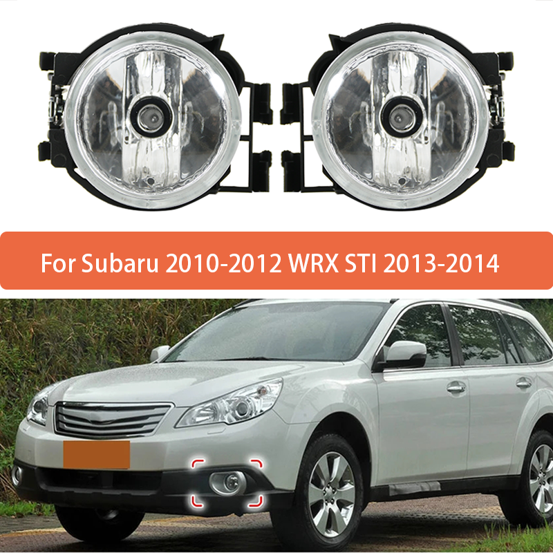 Fog Lamp For Subaru Outback 2010 2011 2012 Legacy 2008 2009 Impreza 2011-2014 WRX STI 2013 2014 Front Bumper Anti Fog Light