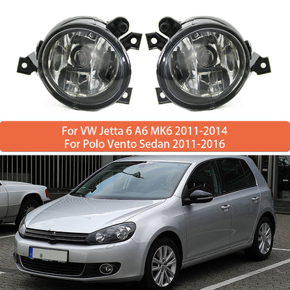 Fog Lamp Assembly For VW Jetta 6 A6 MK6 2011-2014 For Polo Vento Sedan 2011-2016 Front Bumper Anti Fog Light