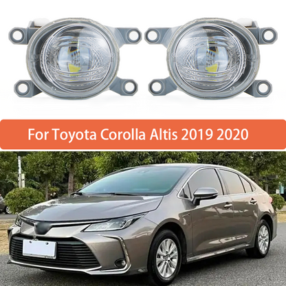 Fog Lights Headlight for Toyota Corolla Altis 2019 2020 Fog Light Fog Lamp Cover Grill Bezel Foglight 8122002100 8121002200