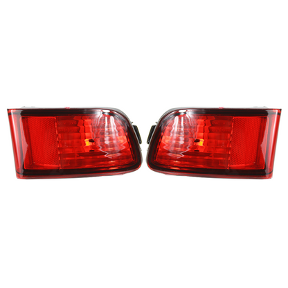 Red Rear Bumper Fog Lamp Light Housing Fit for Toyota Land Cruiser Prado J120 2002 2003 2004 2005 2006 2007 2008 2009 8158160100 8159160130