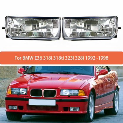 Fog Lamp For BMW E36 318i 318ti 323i 328i 1992 1993-1998 Front Bumper Anti Fog Light 63178357389 53178357390